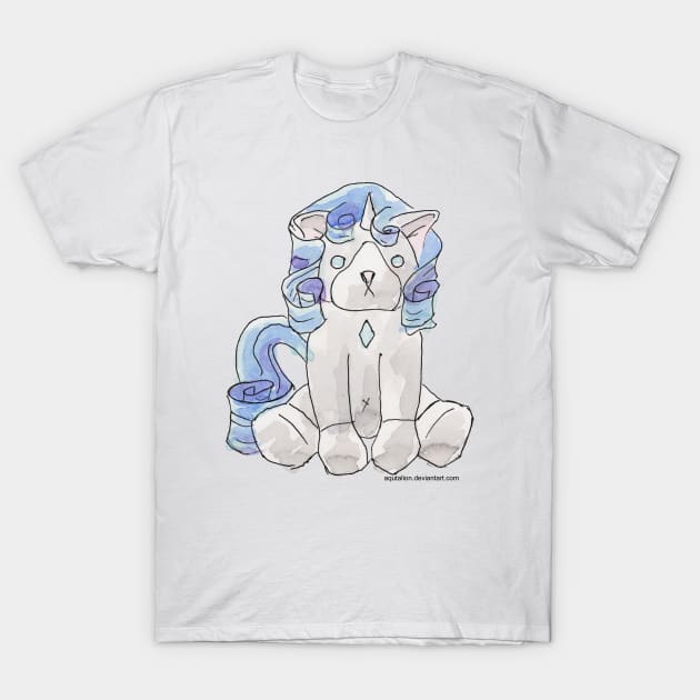 Harlock the Cat Cosplay: Rarity T-Shirt by Aqutalion